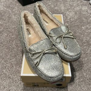 Michael Kors Women’s Sutton Moc Glitter Slip-ons Size 7M